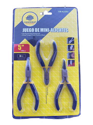 Set 3 Mini Alicates Para Bisutería Y Joyería 5 Pulgadas 2
