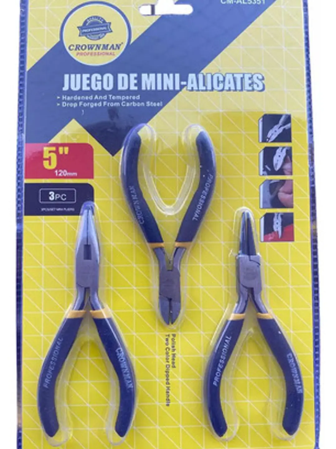 Set 3 Mini Alicates Para Bisutería Y Joyería 5 Pulgadas 2