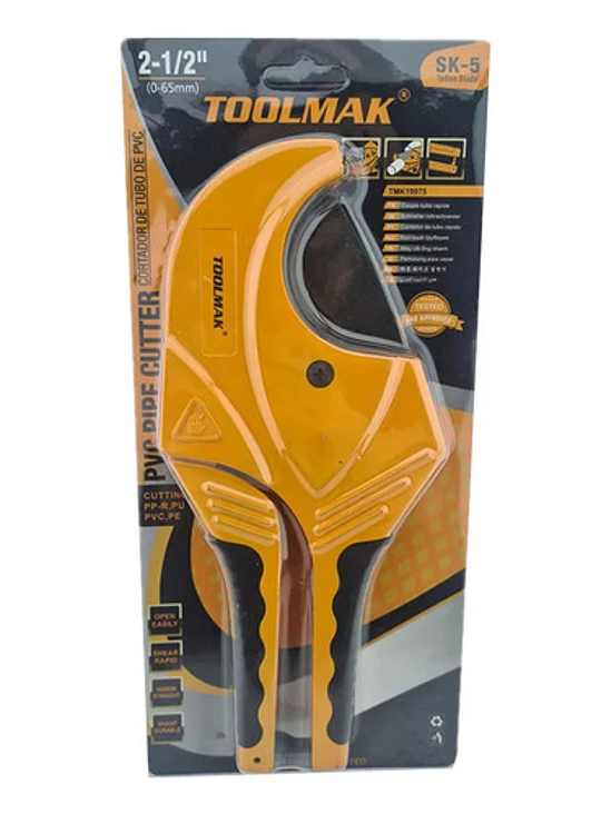 Tijera Cortador De Tubo Pvc Y Plastico 2-1/2 (0-65mm) Tmk 2