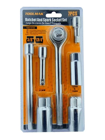Kit Set Juego Dados Chicharra 3/8 7 Piezas Tmk19798 1