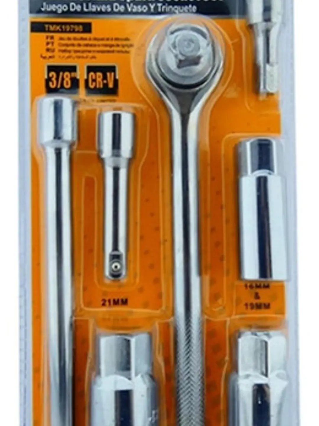 Kit Set Juego Dados Chicharra 3/8 7 Piezas Tmk19798 1