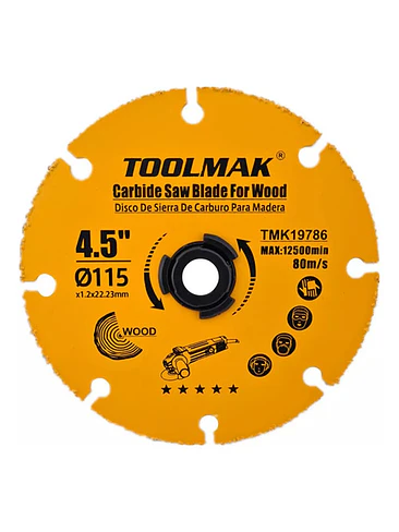 Disco De Corte Para Esmeril 115mm Multiuso Toolmak Tmk19786 1