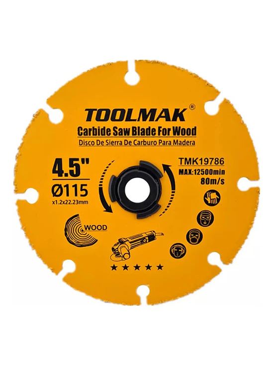 Disco De Corte Para Esmeril 115mm Multiuso Toolmak Tmk19786 1