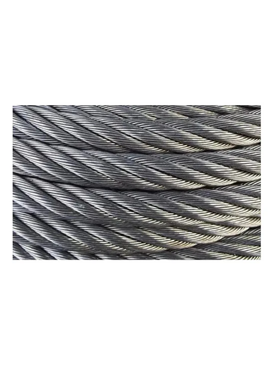 Piola O Cable De Acero 4mm Rollo 100 Mts Galvanizado  3