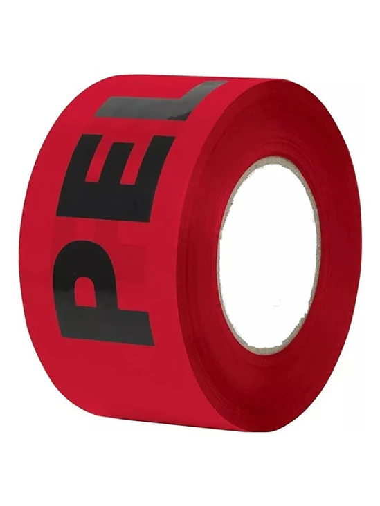 Cinta Peligro Roja 75mm X 100 Mts 2