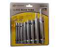 Set Llaves Bujia Tubo 10pc Tuerca Hexagonal Alta Resistencia