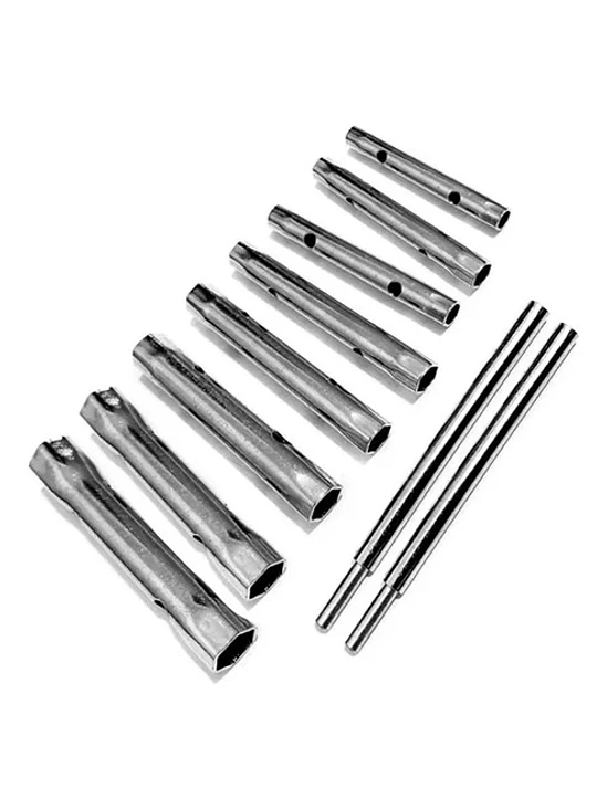 Set Llaves Bujia Tubo 10pc Tuerca Hexagonal Alta Resistencia 3