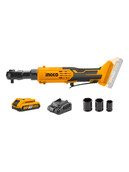 Llave Chicharra 3/8 Inalambrica 20v Bateria + Cargador Ingco 1
