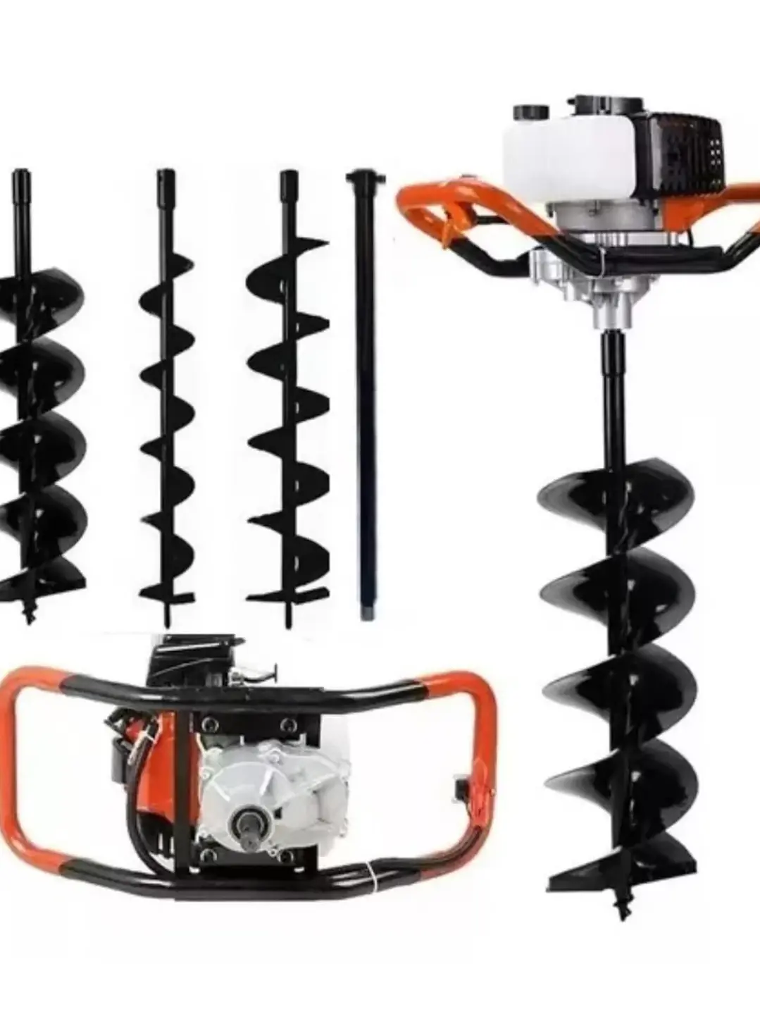 Barreno Ahoyador 52cc + Extensión 80cm Y 3 Broca 1