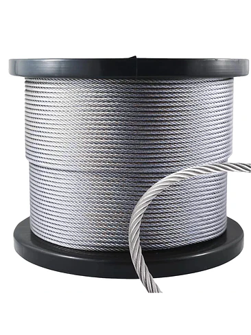 Piola De Acero Galvanizado 5mm Rollo De 100 Mts. 1