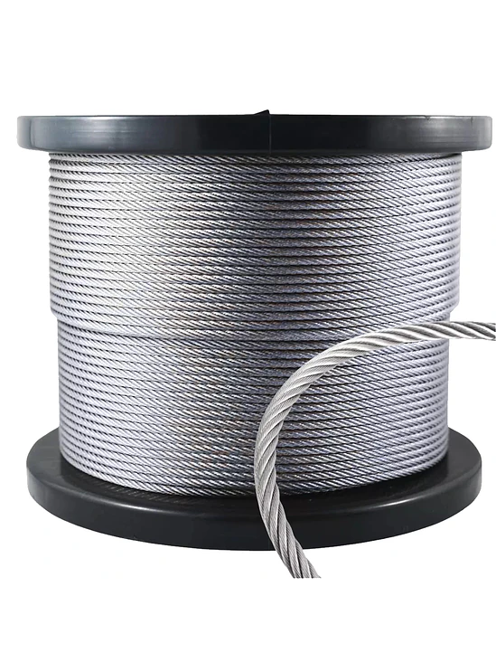 Piola De Acero Galvanizado 5mm Rollo De 100 Mts. 1