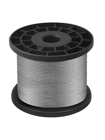 Piola De Acero Galvanizado 5mm Rollo De 100 Mts. 2