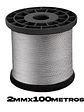 Piola Cable Acero Piola 2 Mm Rollo De 100 Metros Galvanizado - Miniatura 1