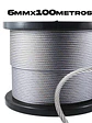 Piola Cable Acero Galvanizado 6 Mm 100 Metros - Miniatura 1