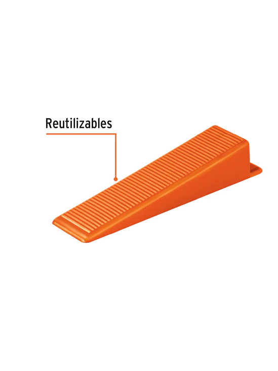 Cuñas Nivelador Para Ceramicas Porcelanato 100 Unidades 3