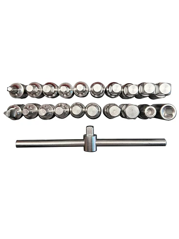 Juego de dados para tapón de carter 21 pcs 1