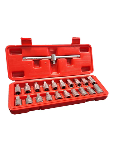 Juego de dados para tapón de carter 21 pcs 2