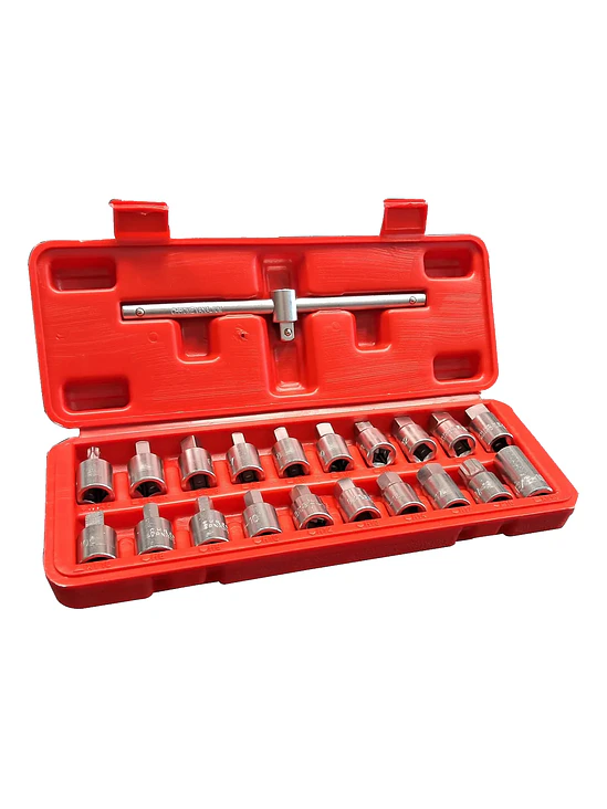 Juego de dados para tapón de carter 21 pcs 2