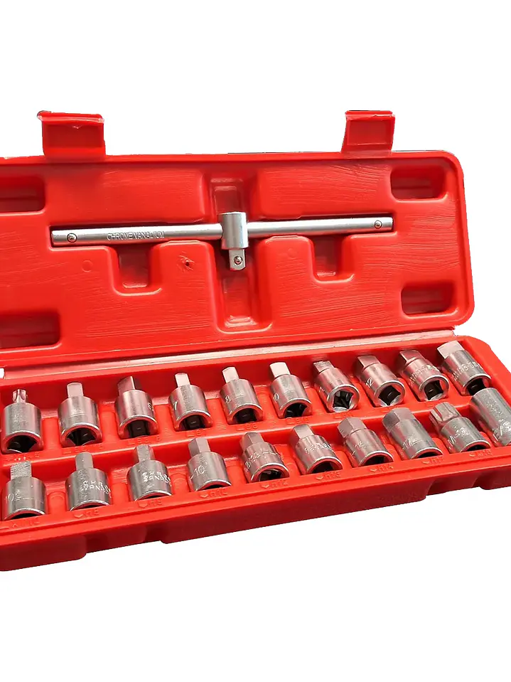 Juego de dados para tapón de carter 21 pcs 2