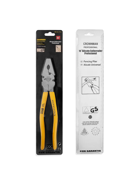 Alicate Universal Enfierrador 10puLG. Profesional Cm-al1110 3