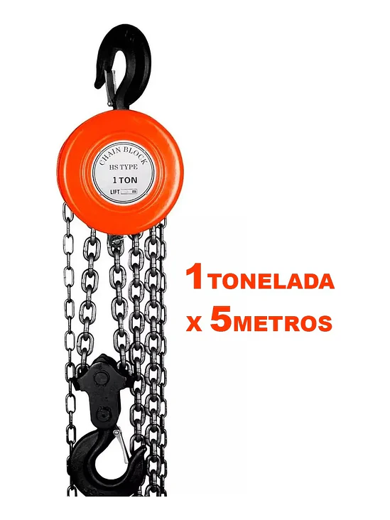 Tecle Manual Con Cadena 1 Toneladas X5 Metros 1