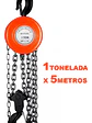 Tecle Manual Con Cadena 1 Toneladas X5 Metros - Miniatura 1