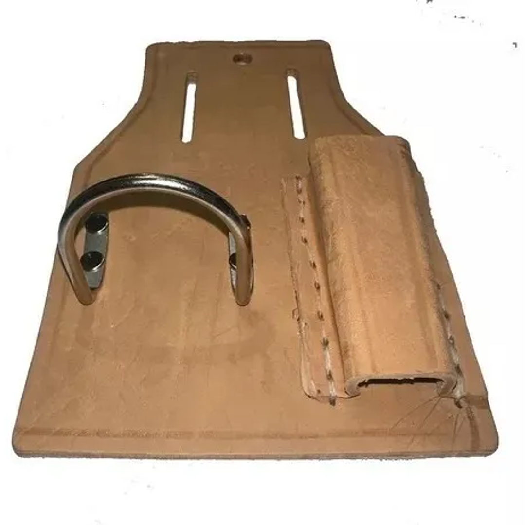 Porta Martillo Y Carraca Llave Andamio De Cuero Hecho A Mano 2