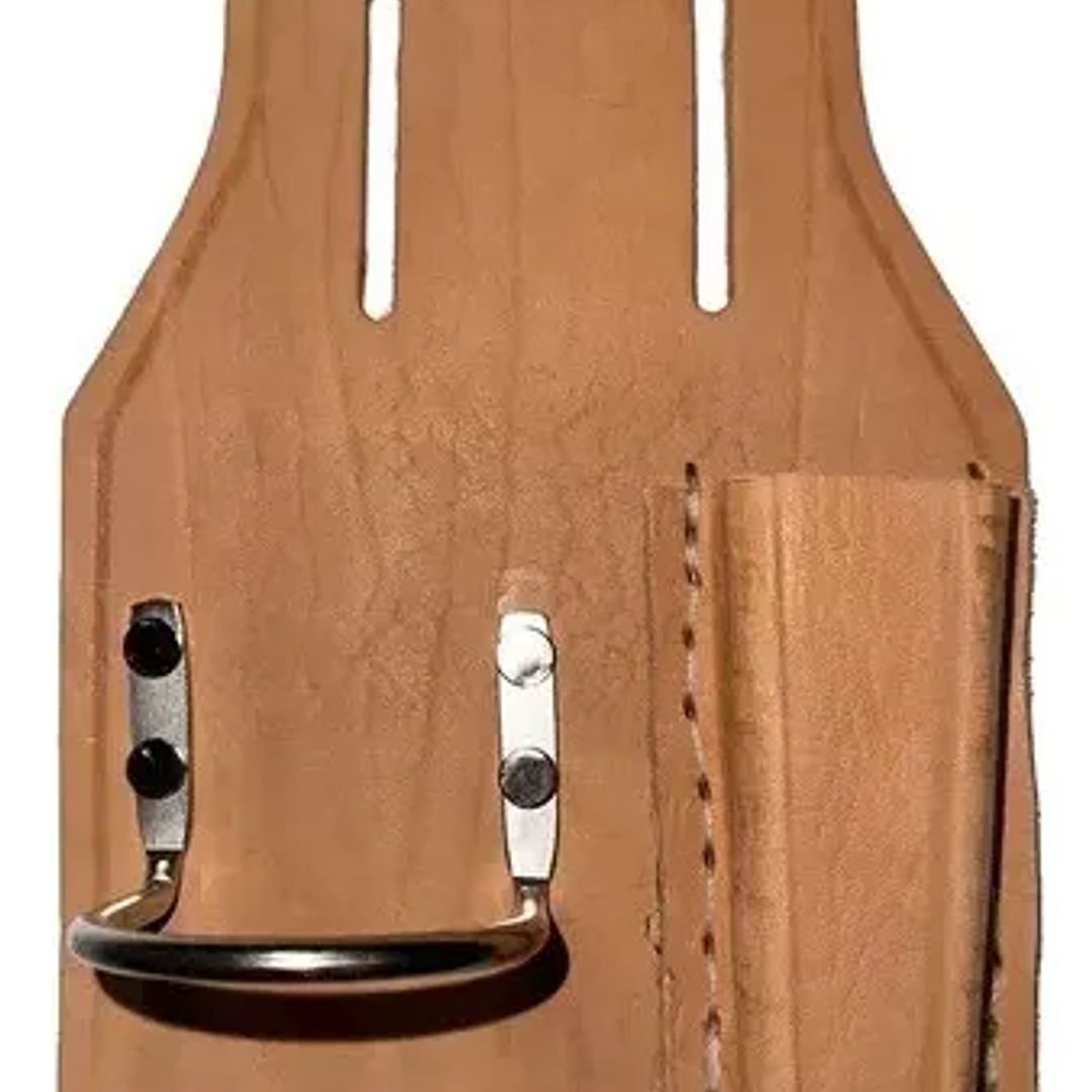 Porta Martillo Y Carraca Llave Andamio De Cuero Hecho A Mano 3