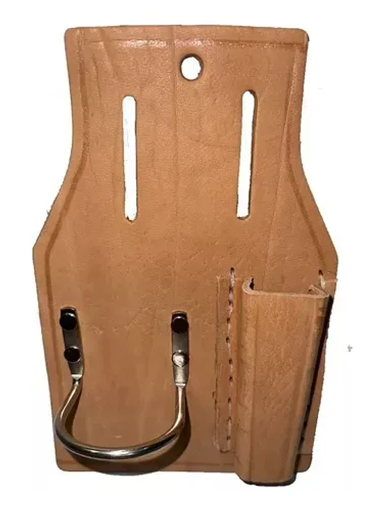 Porta Martillo Y Carraca Llave Andamio De Cuero Hecho A Mano 1