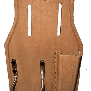 Porta Martillo Y Carraca Llave Andamio De Cuero Hecho A Mano