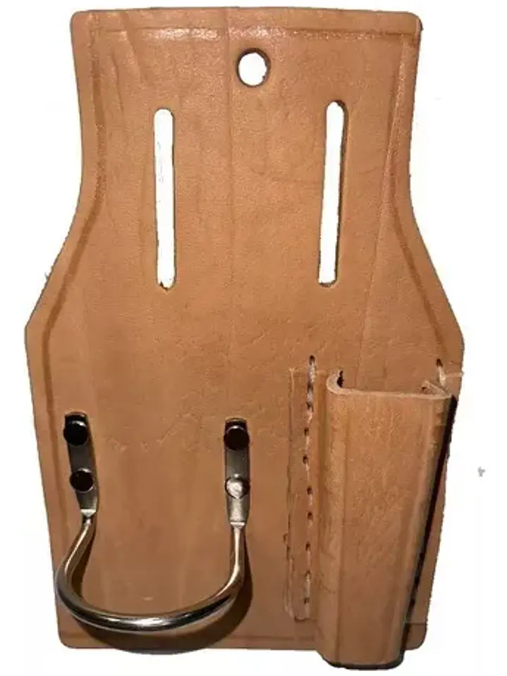 Porta Martillo Y Carraca Llave Andamio De Cuero Hecho A Mano 1