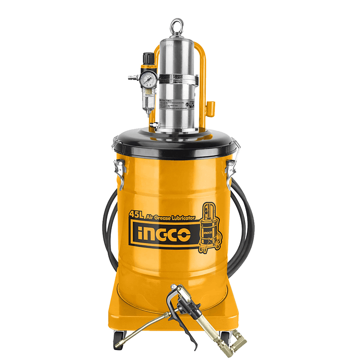 Engrasadora Neumática 45lt Industrial Ingco 1