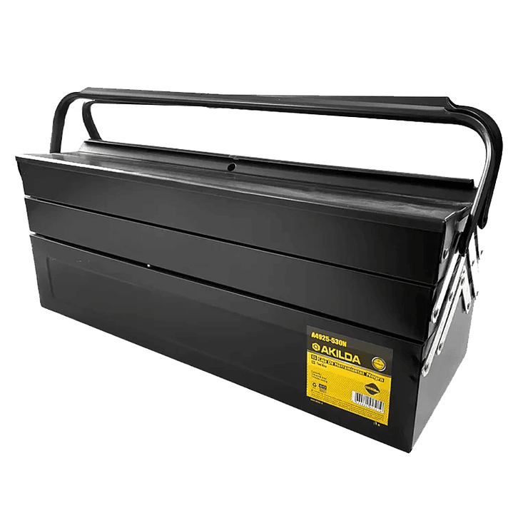 Caja Herramienta Articulada Metálica 3 Niveles 5 Divisiones 3