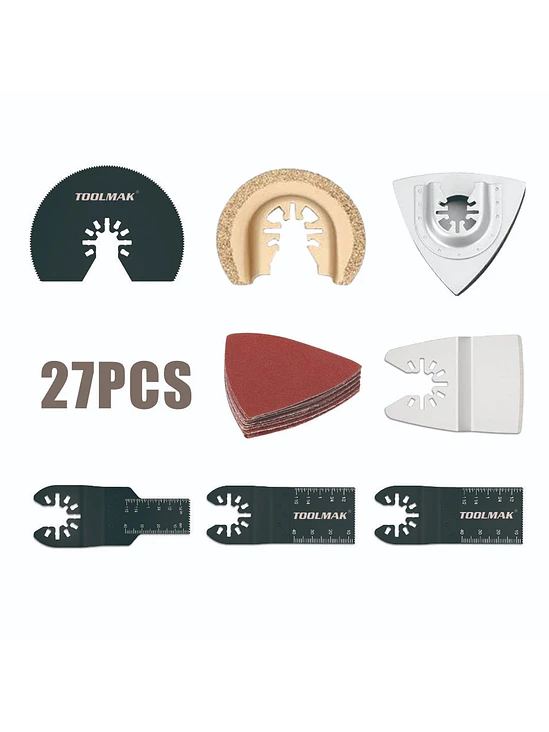 Juego De Accesorios Multiples Hoja Sierra Oscilante Multiuso 1