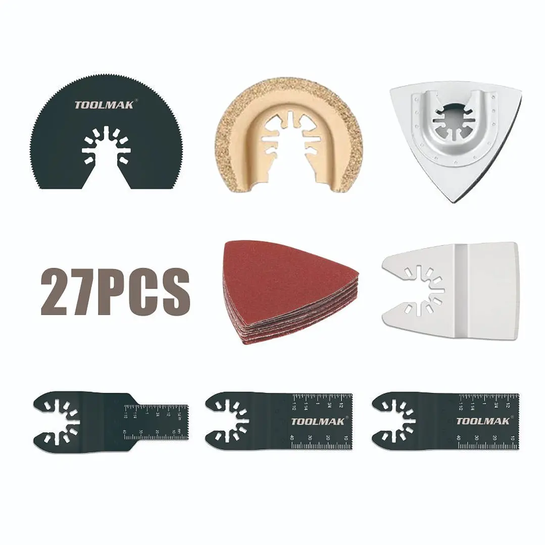 Juego De Accesorios Multiples Hoja Sierra Oscilante Multiuso 1