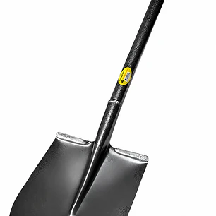 Pala de Punta Huevo 230x1000mm Mango Acero