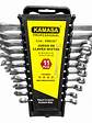 Juego de Llaves Mixtas Punta Corona Kamasa 11 Piezas Cr-V Profesional - Miniatura 1