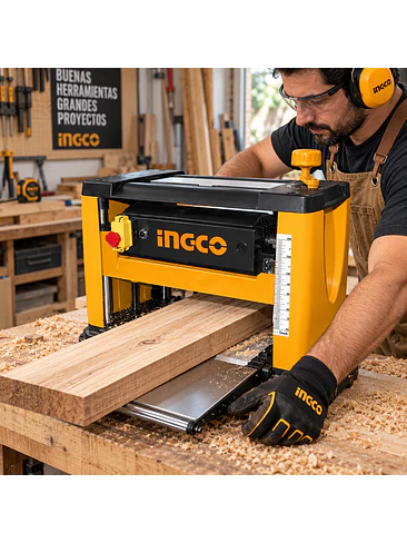 Cepilladora de Banco INGCO 1500W para Madera 3