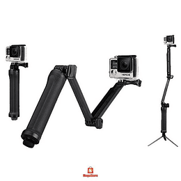 Selfie Stick/Tripé 3 way para Action Cam