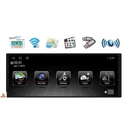 Radio 1 din Android 10 - GPS - Câmara traseira - Super Discreto