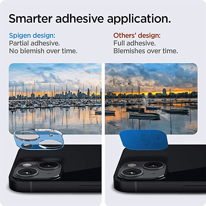 Spigen Glas tR Optik lente protetora de câmara para iPhone 13 mini / 13 2 unidades 3