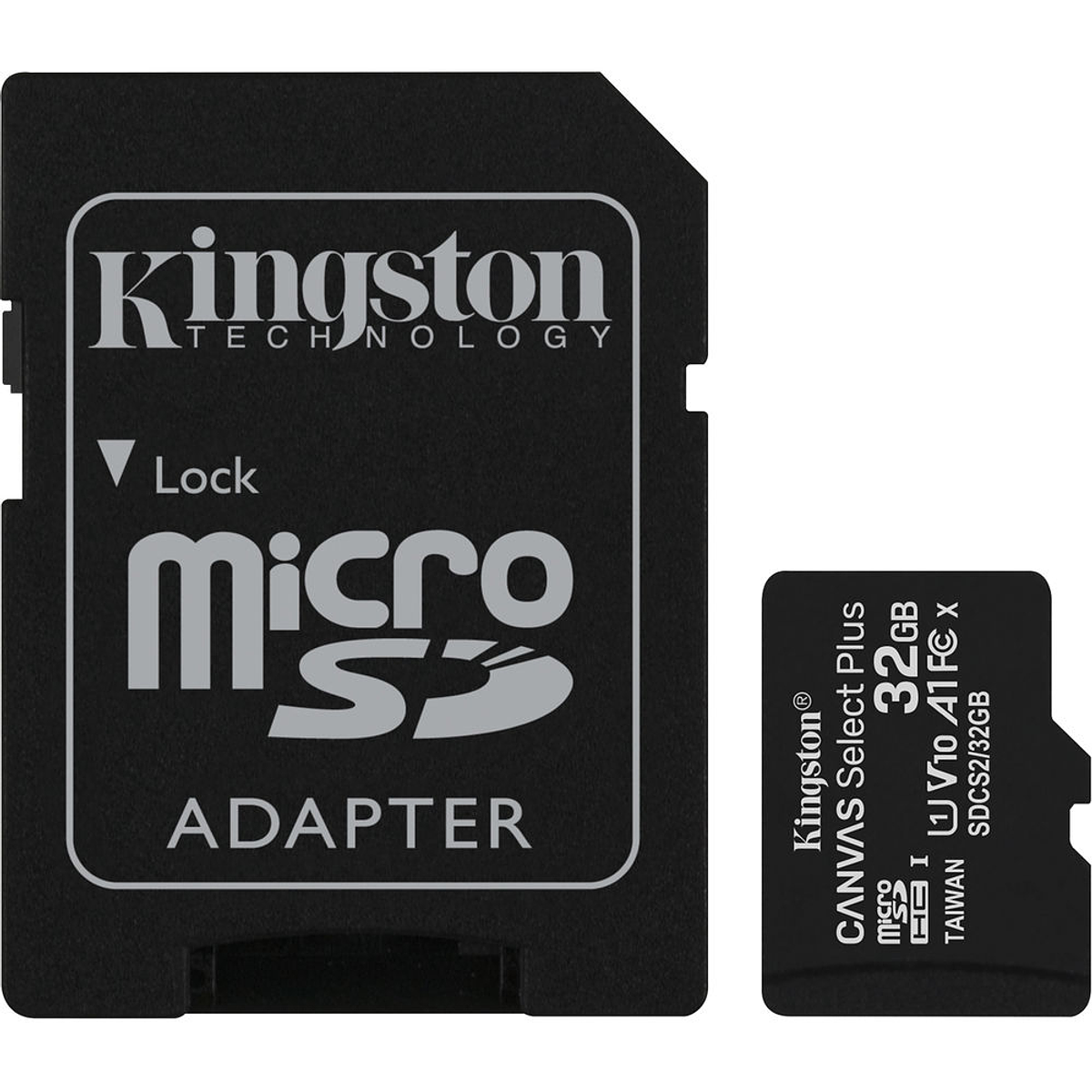 Cartão Memória Kingston Canvas Select Plus C10 A1 UHS-I micr