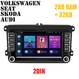 Volkswagen Rádio 2din 2+32GB Android 11 - Carplay - GPS