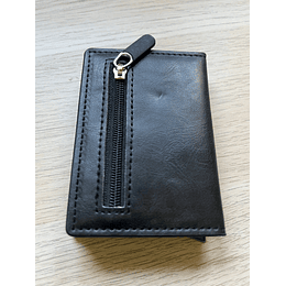 Carteira RFID(proteção contactless) - Compactas - Porta moedas - Preta