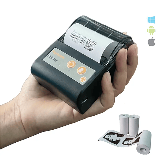 Impressora térmica de talões Bluetooth portátil - 58MM