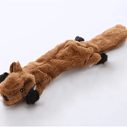 Brinquedo para cães Squeaker Squeaky Squirrel com apito