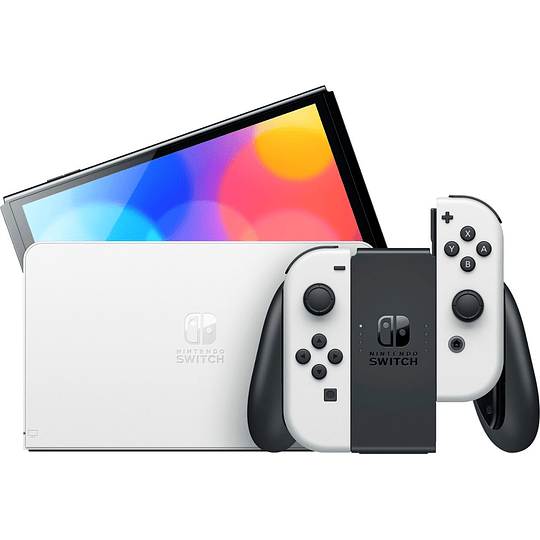 Nintendo - Switch – OLED Model w/ White Joy-Con White