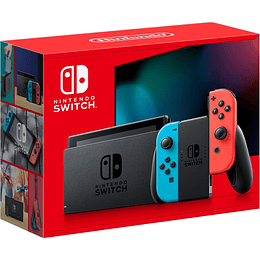 Nintendo - Switch with Neon Blue and Neon Red Joy‑Con