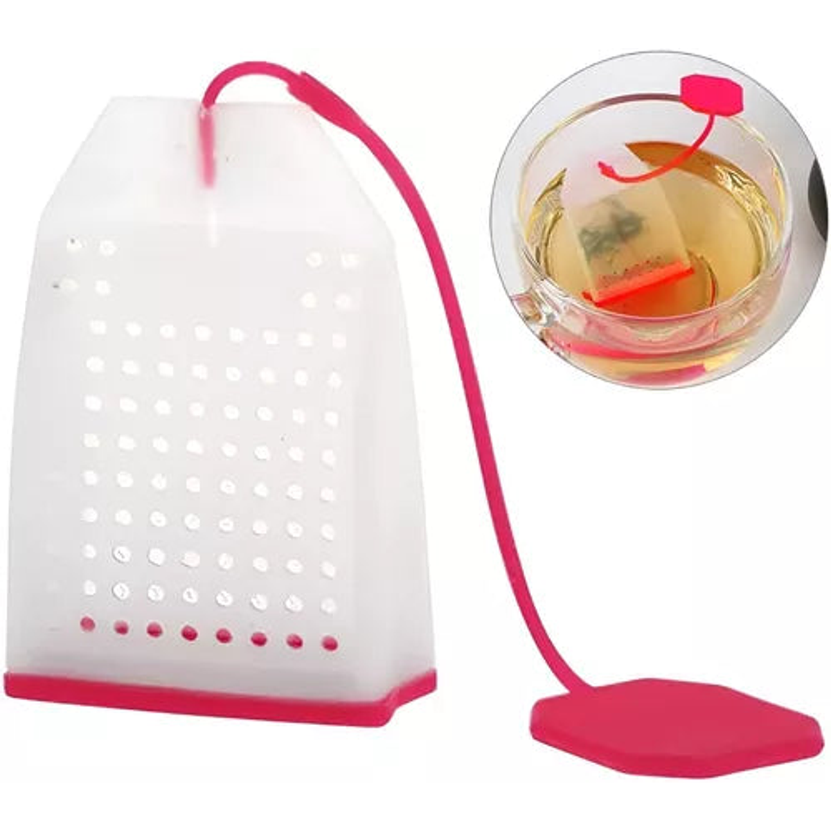 infusor de /infusionador/colador te/filtro te/infusores de te, hecho de  silicona alimentaria libre de BPA, infusor en forma de Pereza XianweiShao