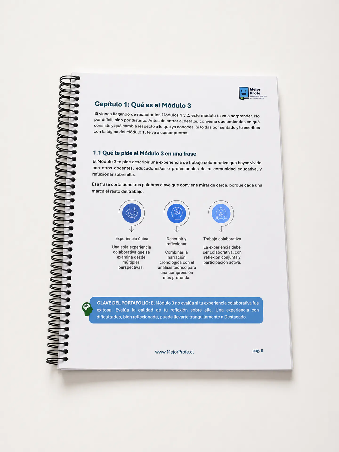 Guía Paso a Paso del Portafolio Docente 2026 — Módulo 3: Trabajo Colaborativo 2